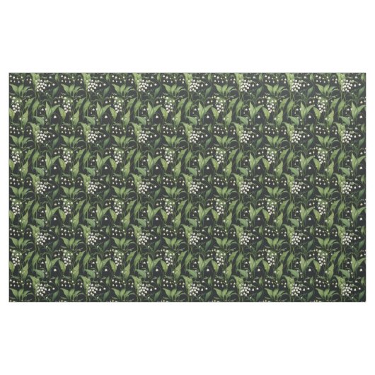 Jugendstil-Lilien des Valley Pattern Stoff (Fat Quarter (45,7 x 55,9 cm))
