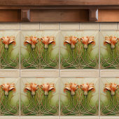 Jugendstil-Lilien Fliese