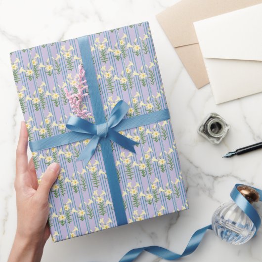 Jugendstil-Lilien Geschenkpapier (Schenken)