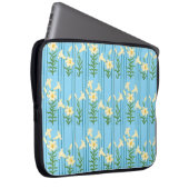 Jugendstil-Lilien Laptopschutzhülle (Vorne Rechts)