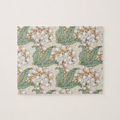 Jugendstil-Lilienblütenmuster LRG Puzzle (Horizontal)