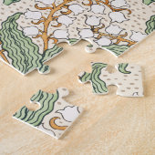 Jugendstil-Lilienblütenmuster LRG Puzzle (Seite)