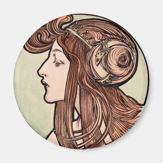 Jugendstil Magnet (Vorne)
