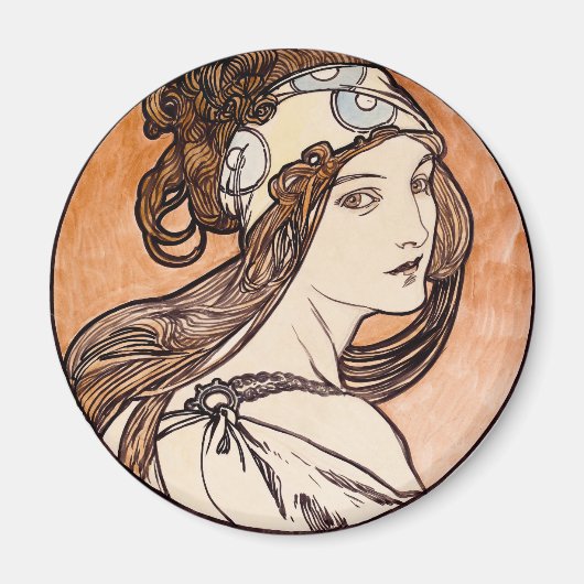 Jugendstil Magnet (Vorne)