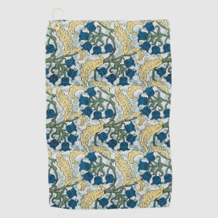 Jugendstil Maiglöckchen-Blüte Verneuil Golfhandtuch