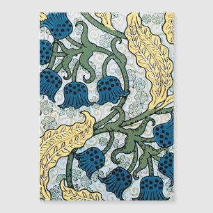 Jugendstil Maiglöckchen-Blüte Verneuil Magnetkarte