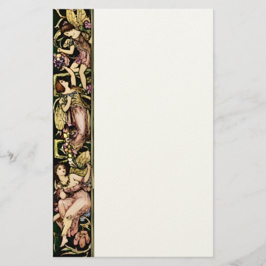 Jugendstil-Märchenillustration Briefpapier (Vorderseite)