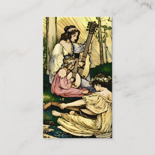 Jugendstil-Märchenillustration Visitenkarte (Vorderseite)