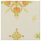 Jugendstil-Mission Stil Bänder von Tulpen Muster Stoff (Nahaufnahme)
