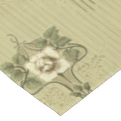 Jugendstil Mission Style White Blume Muster Tischdecke (Schrägansicht)