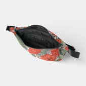Jugendstil-Mohnblumen Bauchtasche (Offen)