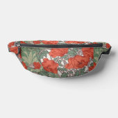 Jugendstil-Mohnblumen Bauchtasche (Ablage )