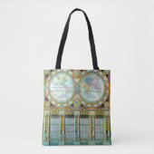 Jugendstil Monde Classical Map Tasche (Vorderseite)