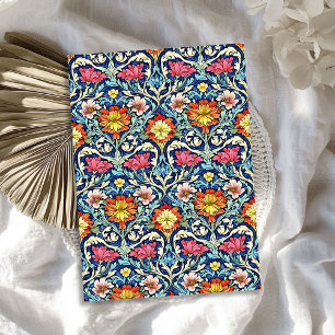 Jugendstil Morris farbenfrohe, lebendige Blume Seidenpapier