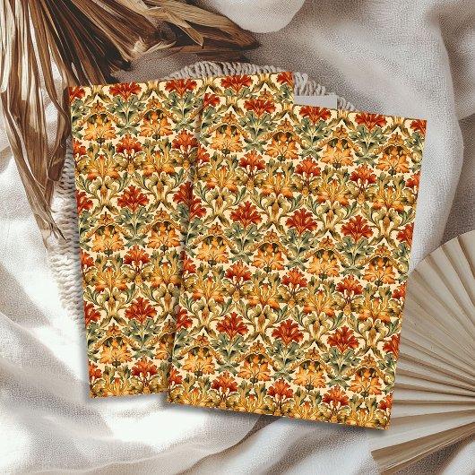 Jugendstil Morris Herbst Pastellfarben Seidenpapier