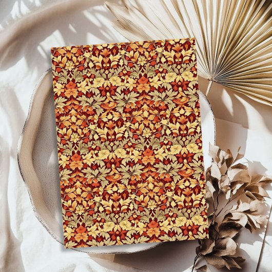 Jugendstil Morris Herbst Pastellfarben Seidenpapier