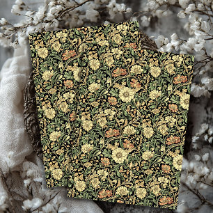 Jugendstil Morris Pastellfarben Vintage Blume Seidenpapier