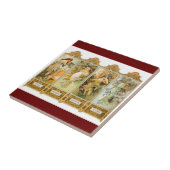 Jugendstil Mucha Fliese (Seite)