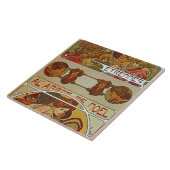 Jugendstil, Mucha Fliese (Seite)