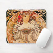 Jugendstil Mucha Mousepad (Mit Mouse)
