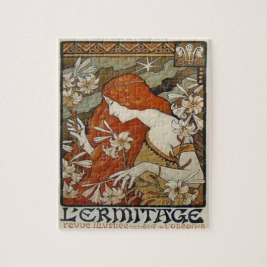 Jugendstil Mucha Puzzle (Vertikal)