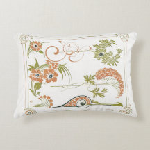 Jugendstil Muchal abstrakte Kunstpfirsich