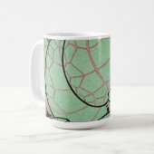 Jugendstil-Muster #10 Kaffeetasse (Vorderseite Links)
