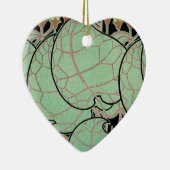 Jugendstil-Muster #10 Keramik Ornament (Rechts)