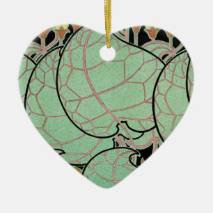Jugendstil-Muster #10 Keramik Ornament