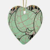 Jugendstil-Muster #10 Keramik Ornament (Links)