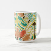 Jugendstil-Muster #11 Kaffeetasse (VorderseiteRechts)