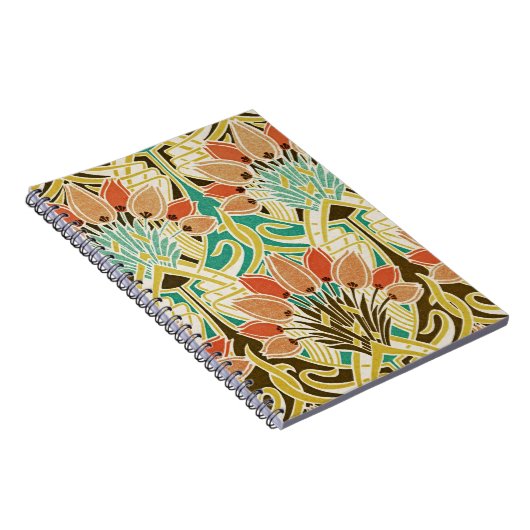 Jugendstil-Muster #11 Notizblock (Rechte Seite)