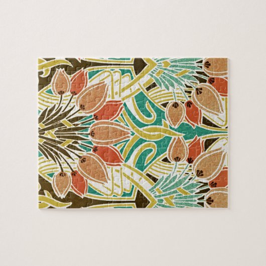 Jugendstil-Muster #11 Puzzle (Horizontal)