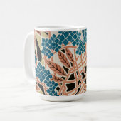 Jugendstil-Muster #12 Kaffeetasse (Vorderseite Links)
