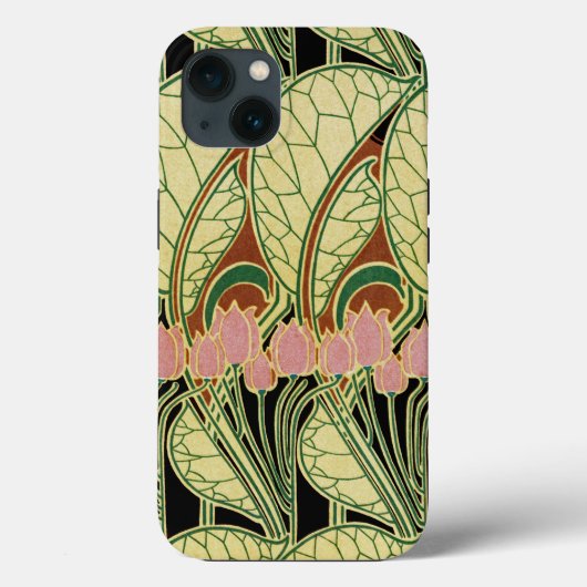 Jugendstil-Muster #1 Case-Mate iPhone Hülle (Rückseite)