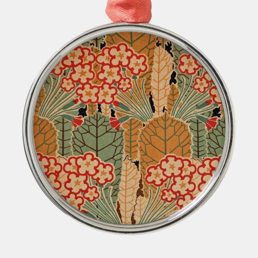 Jugendstil-Muster #1 von Emporio Moffa Ornament Aus Metall (Vorne)