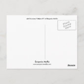 Jugendstil-Muster #1 von Emporio Moffa Postkarte (Rückseite)