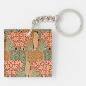 Jugendstil-Muster #1 von Emporio Moffa Schlüsselanhänger (Rückseite)