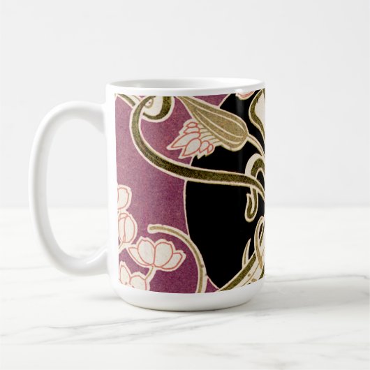 Jugendstil-Muster #2 Kaffeetasse (Links)
