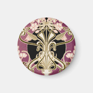 Jugendstil-Muster #2 Magnet