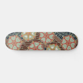 Jugendstil-Muster #2 Skateboard (Horizontal)