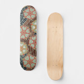Jugendstil-Muster #2 Skateboard (Vorderseite)