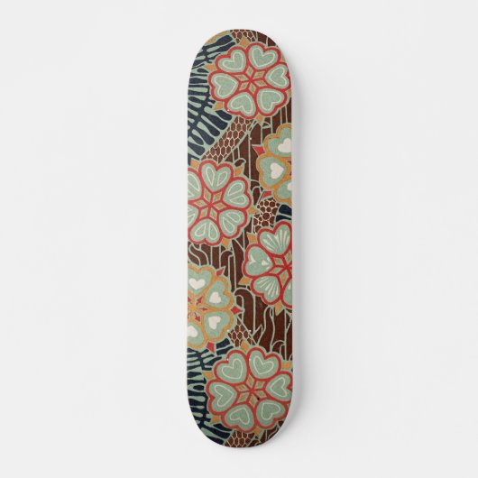 Jugendstil-Muster #2 Skateboard (Vorne)