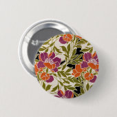 Jugendstil-Muster #3 Button (Vorne & Hinten)