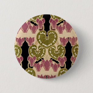 Jugendstil-Muster #4 Button