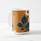 Jugendstil-Muster #7 Kaffeetasse (Vorderseite Links)