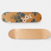 Jugendstil-Muster #7 Skateboard (Horizontal)