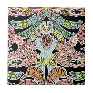 Jugendstil-Muster #8 Fliese
