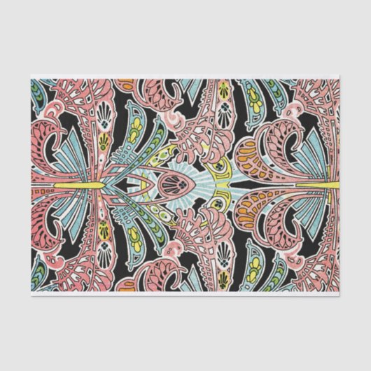 Jugendstil-Muster #8 Seidenpapier (Vorderseite)