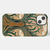 Jugendstil-Muster #9 iPhone Hülle (Rückseite (Horizontal))